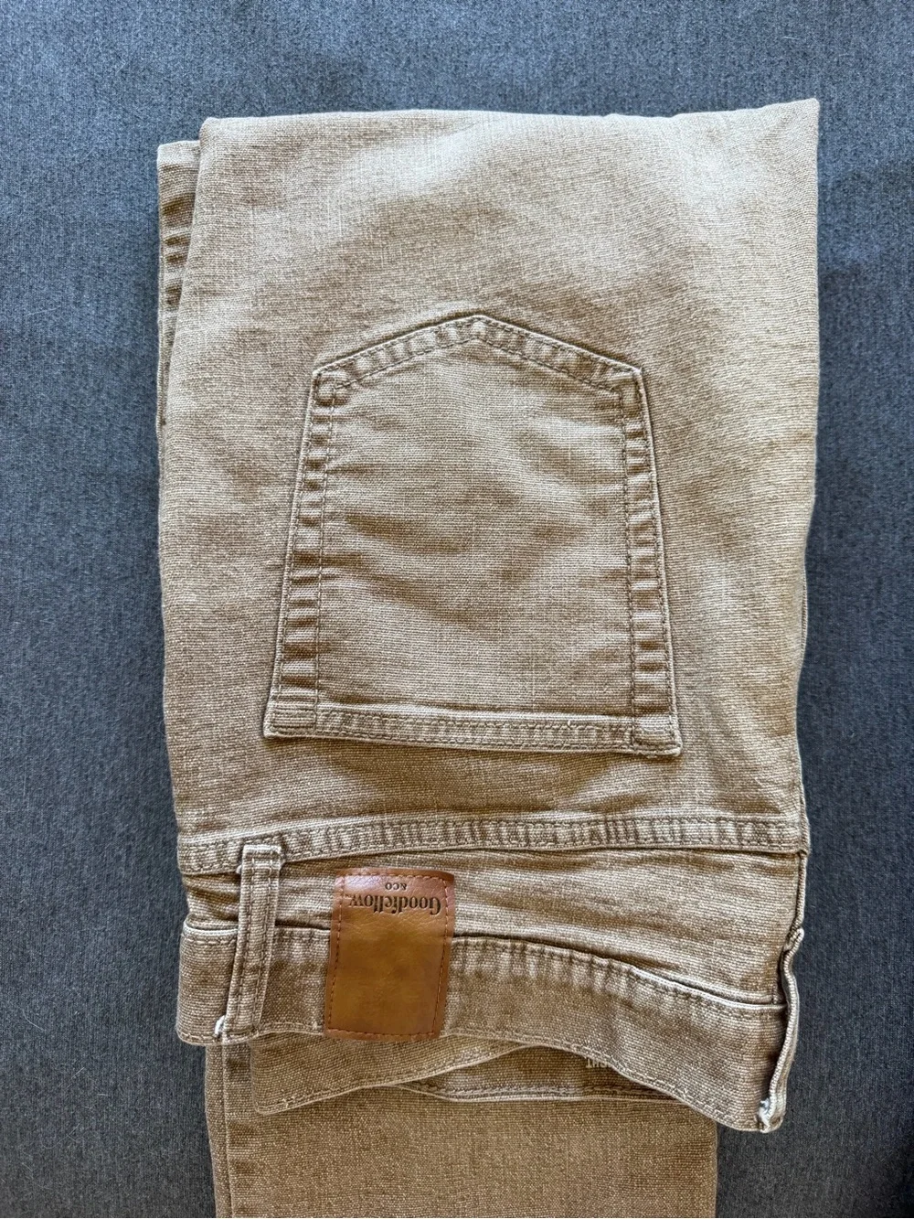 Goodfellow & Co Men’s Straight Fit Tan-Brown Jeans